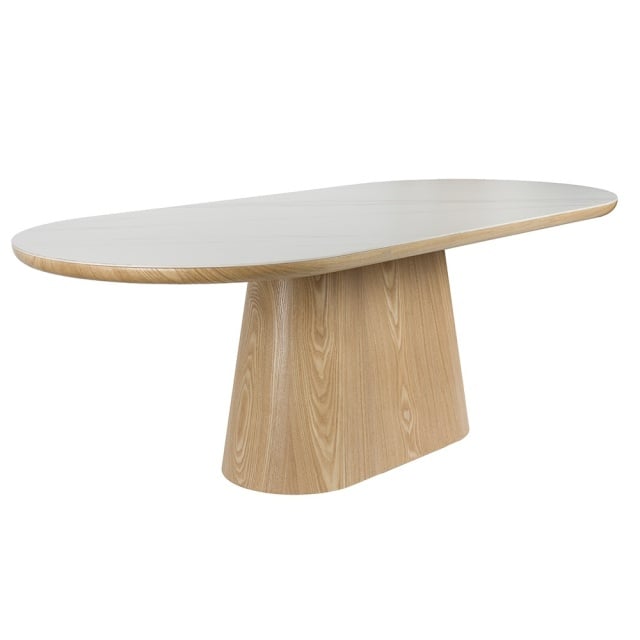 Masa dining maro din lemn 90x200 cm Almira Oak The Home Collection