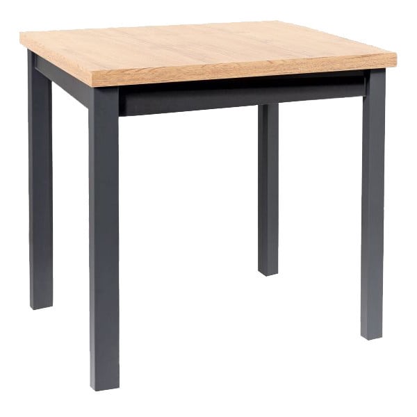 Masa dining maro/neagra 65x90 cm Adam Artisan Oak The Home Collection