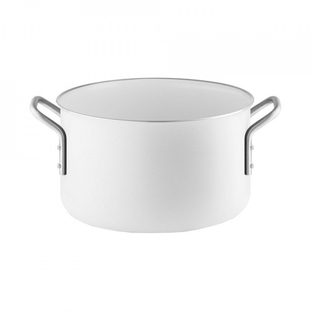 Oala alba din inox si aluminiu 3,8 L White Line Eva Solo