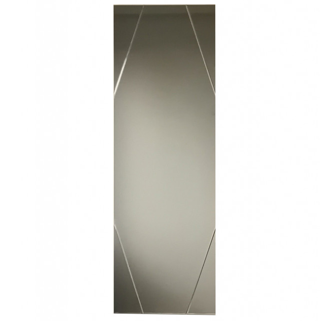 Oglinda dreptunghiulara argintie din lemn 35x105 cm Ayana The Home Collection