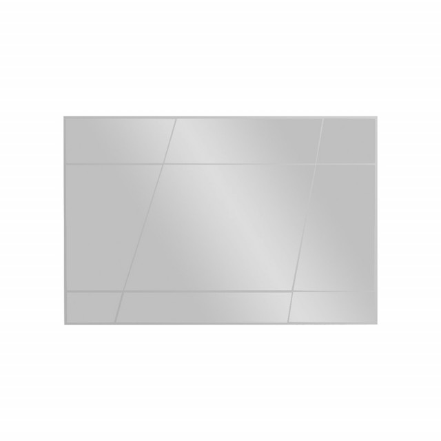 Oglinda dreptunghiulara argintie din lemn 50x75 cm Akol The Home Collection