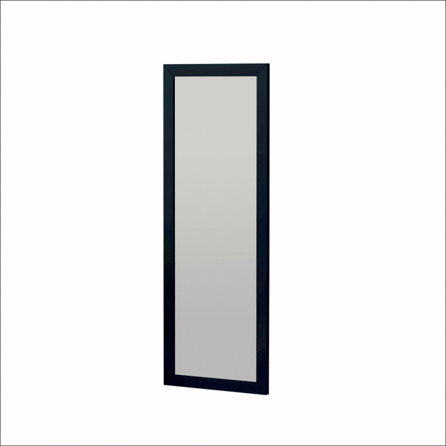 Oglinda dreptunghiulara neagra din lemn 40x105 cm Omilo The Home Collection