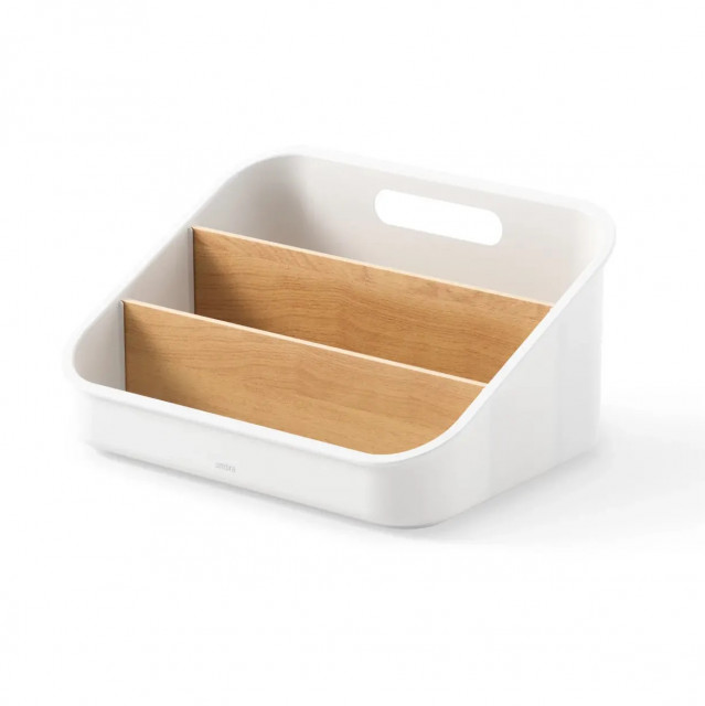 Organizator alb/maro din plastic Bellwood Umbra