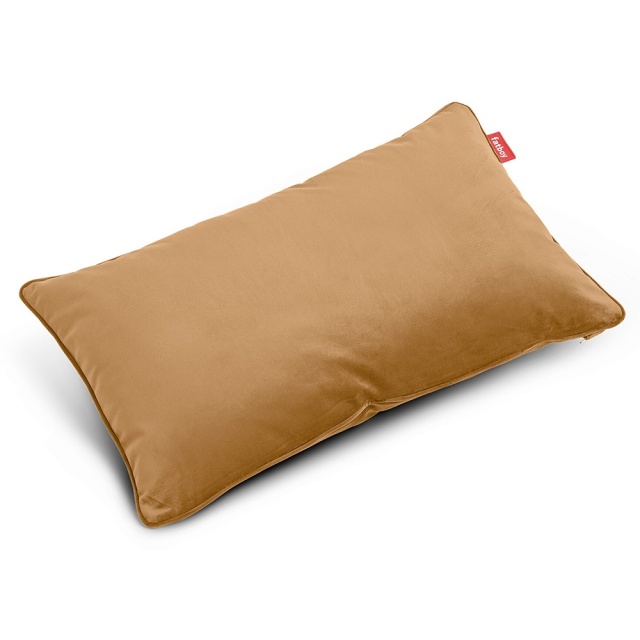 Perna dreptunghiulara bej migdala din catifea 40x66 cm King Fatboy