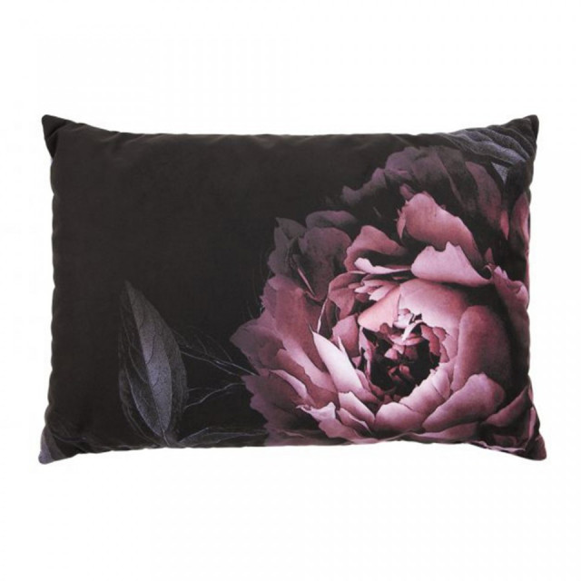 Perna dreptunghiulara multicolora din catifea 40x60 cm Flower BePureHome