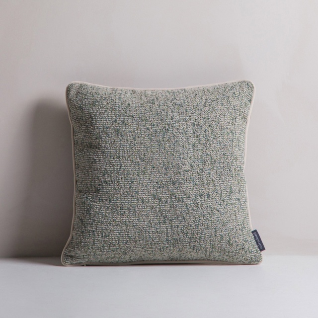 Perna patrata verde din fibre sintetice 45x45 cm Celine Besolux