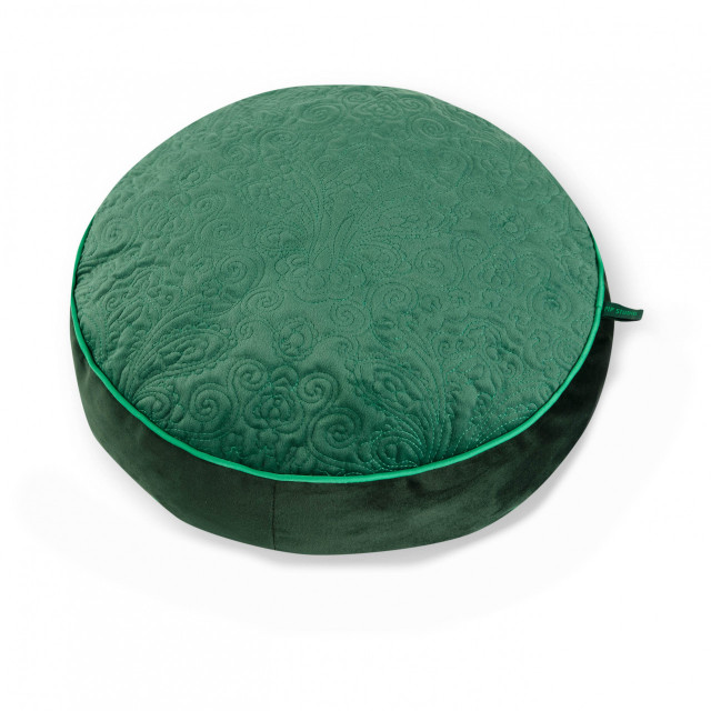Perna rotunda verde din poliester 40 cm Suki Pip Studio
