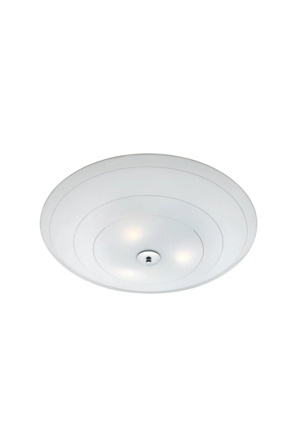 Plafoniera alba/argintie din sticla cu LED Preston 35 Markslojd