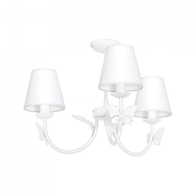 Plafoniera alba din metal Alice Joy Milagro Lighting