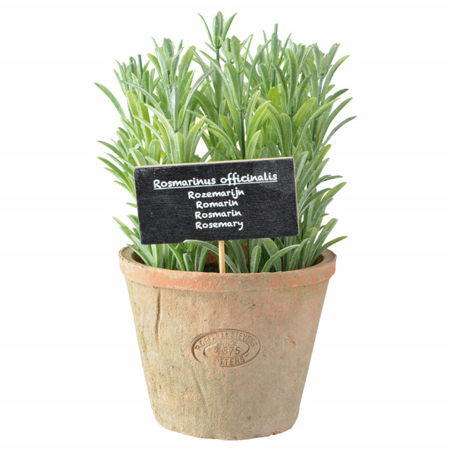 Planta artificiala cu ghiveci multicolora din ceramica18 cm Rosemary L Esschert Design