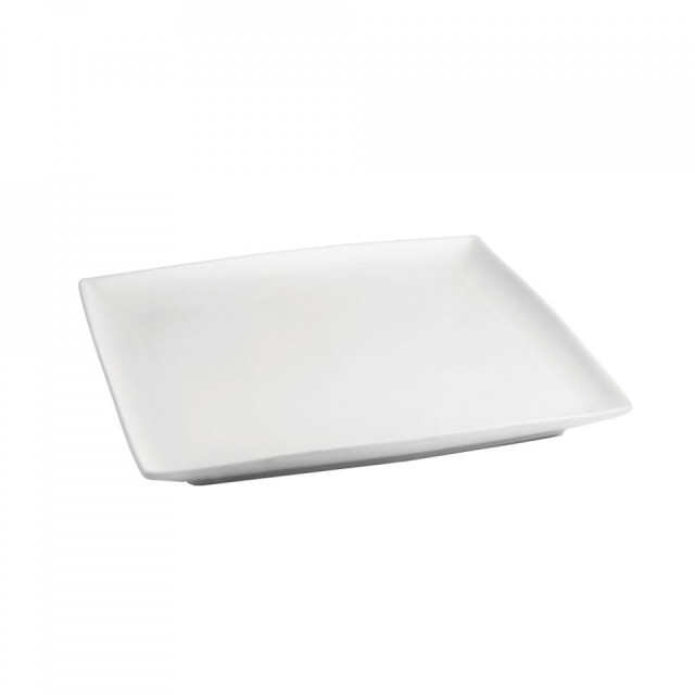 Platou alb din ceramica 23x23 cm Squito Aerts