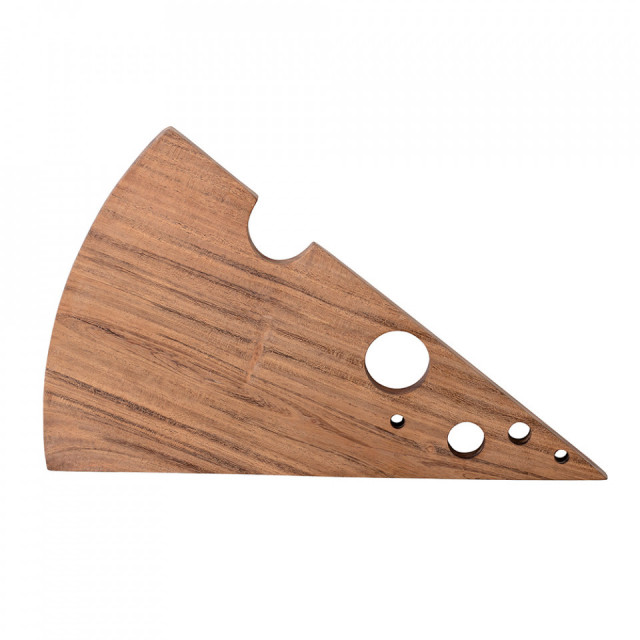 Platou pentru branzeturi maro din lemn de salcam 20x31 cm Herman Bloomingville