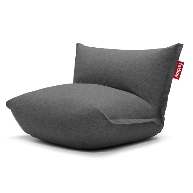 Puf exterior dreptunghiular gri piatra din textil 120x120 cm BonBaron Fatboy