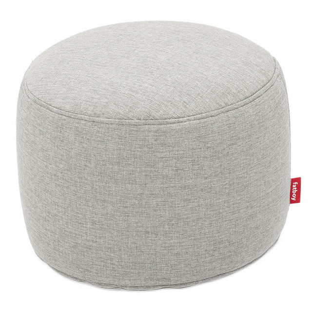 Puf exterior rotund gri din olefina 50 cm Point Fatboy