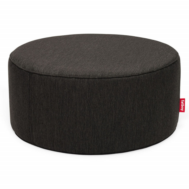 Puf rotund gri inchis din olefina 90 cm Pfffh Fatboy
