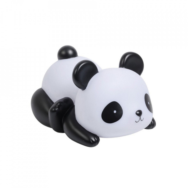 Pusculita alba/neagra din PVC 9 cm Panda A Little Lovely Company
