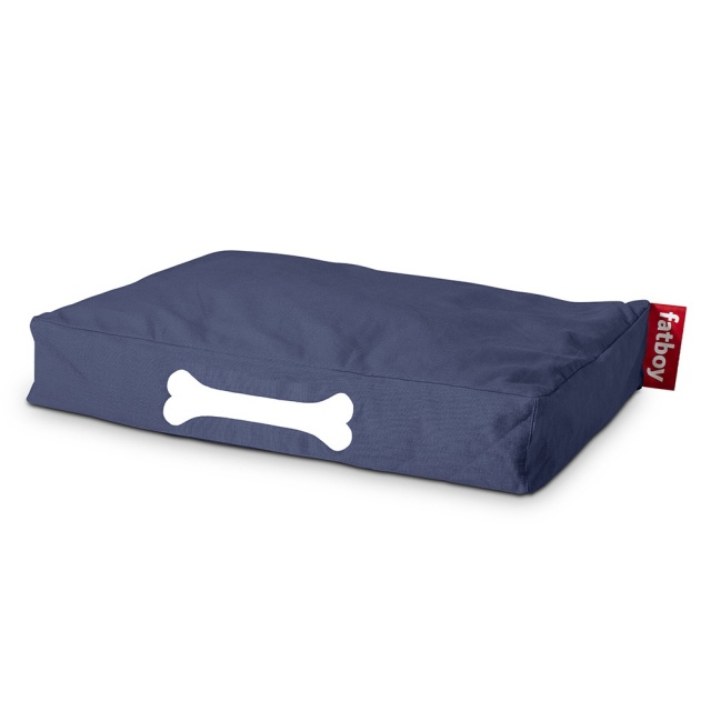Saltea albastra pentru caini din bumbac 60x80 cm Small Doggielounge Fatboy