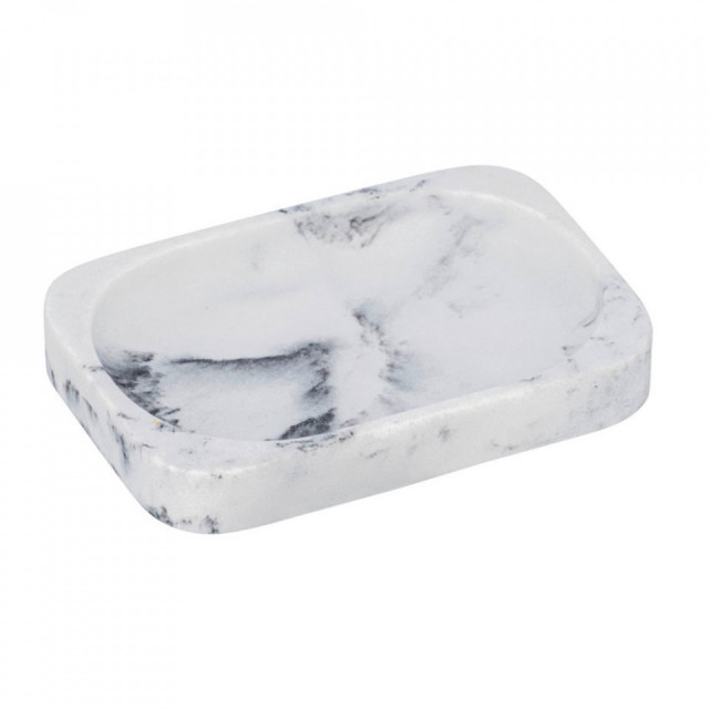 Savoniera alba/gri din polirasina 9x13 cm Desio Wenko