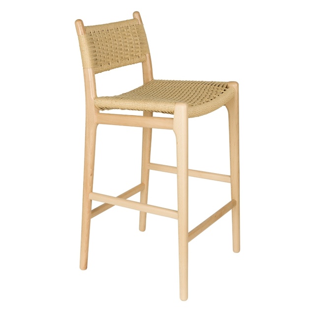 Scaun bar maro din metal Cecile Dutchbone