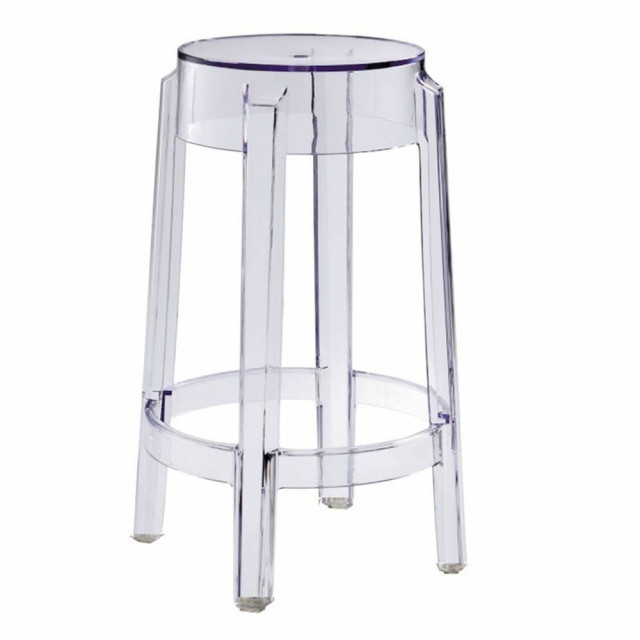 Scaun bar transparent din policarbonat Forest Step into Design