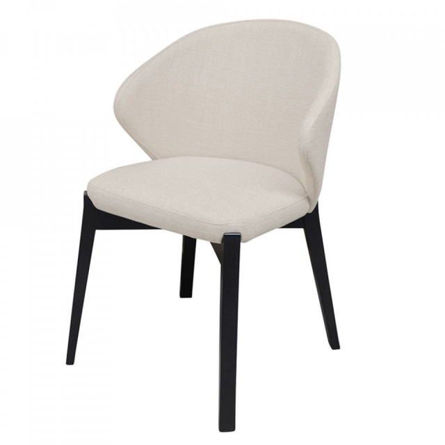 Scaun dining alb din poliester Elicia Versmissen