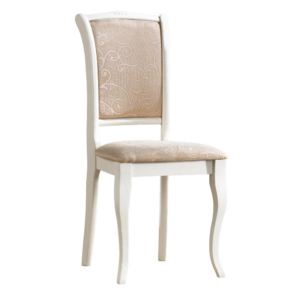 Scaun dining ecru din textil si lemn OP-SC2 The Home Collection