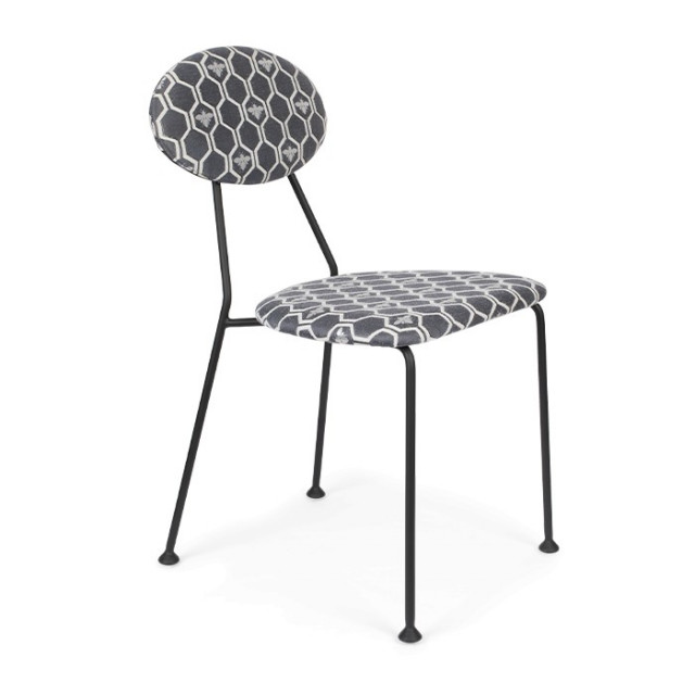 Scaun dining gri Kiss The Froggy Bees Bold Monkey