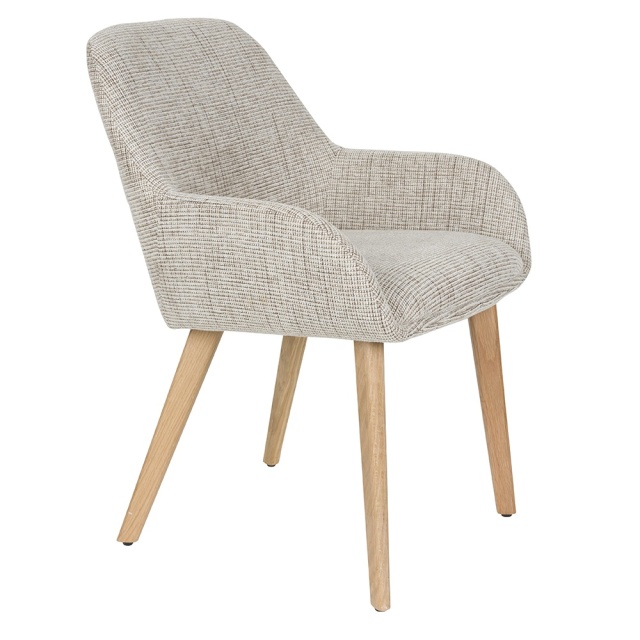 Scaun dining maro din textil Loua The Home Collection
