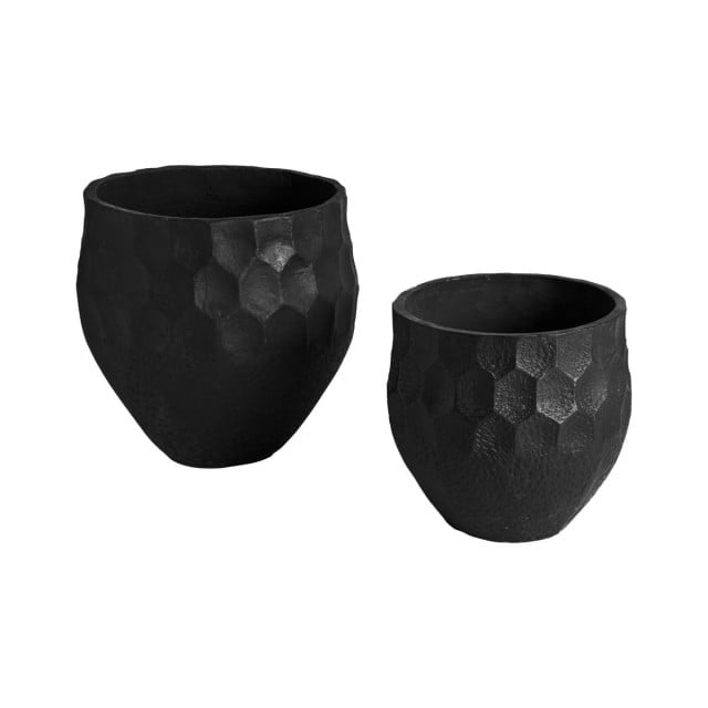 Set 2 vaze negre din ceramica Esseg Amphora Vical Home
