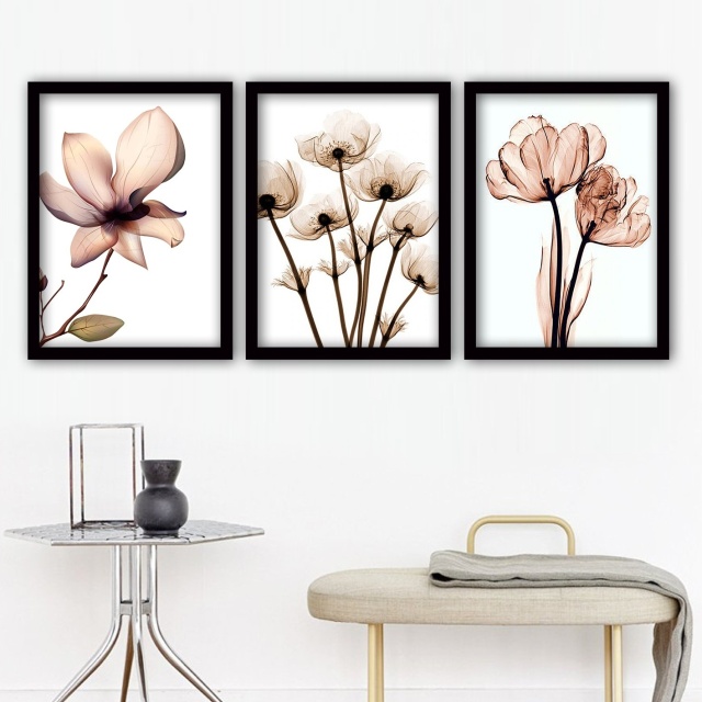 Set 3 tablouri multicolore din plastic 35x45 cm Numay The Home Collection
