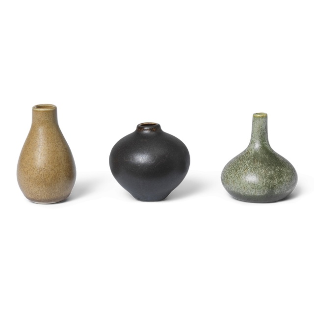 Set 3 vaze multicolore din ceramica Calm Ferm Living