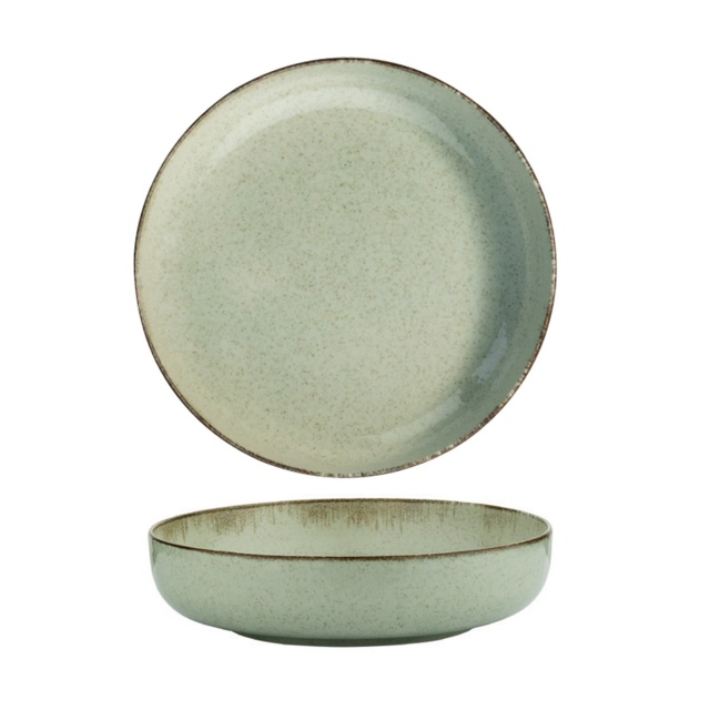 Set 6 boluri verde din ceramica 15 cm Okus The Home Collection