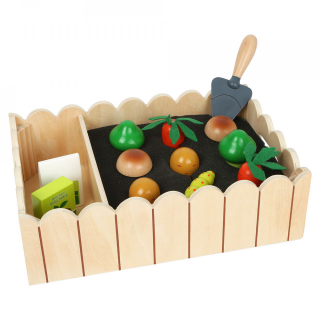 Set de joaca 13 piese din lemn Vegetable Garden small foot