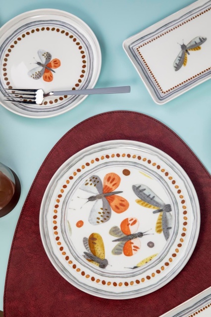 Set de masa 18 piese multicolore din ceramica Bastad The Home Collection