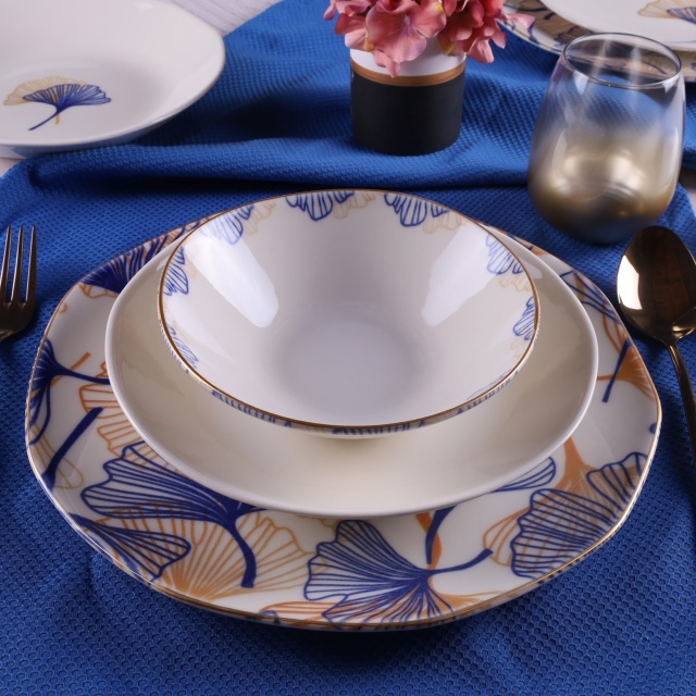 Set de masa 24 piese multicolore din ceramica Luten The Home Collection