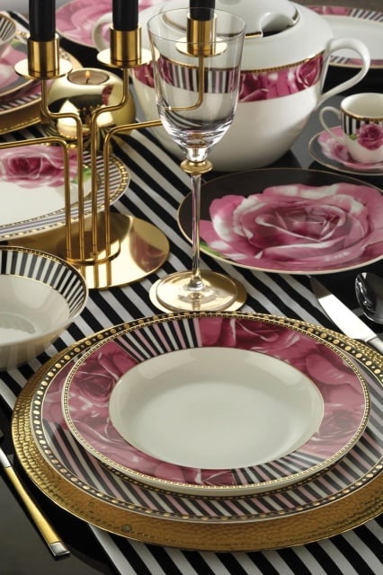 Set de masa 68 piese multicolore din ceramica Floris The Home Collection