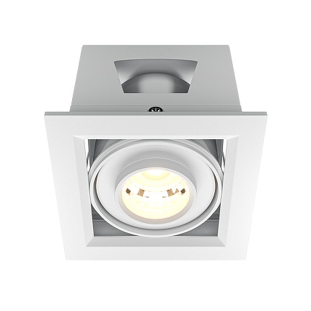 Spot alb din metal cu LED Downlight Modern 10 Maytoni