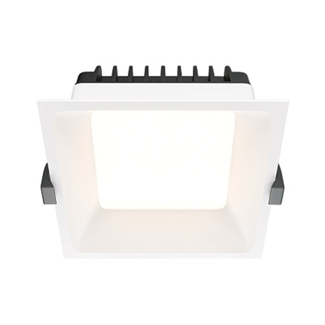 Spot alb din metal cu LED Downlight Okno SQ 18-3000 Maytoni