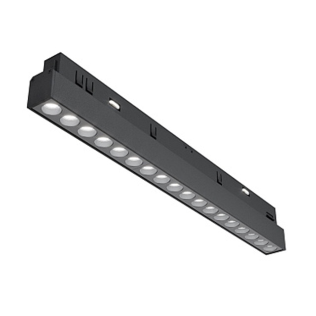 Spot negru din metal cu LED Points Exility 18-1350 Maytoni