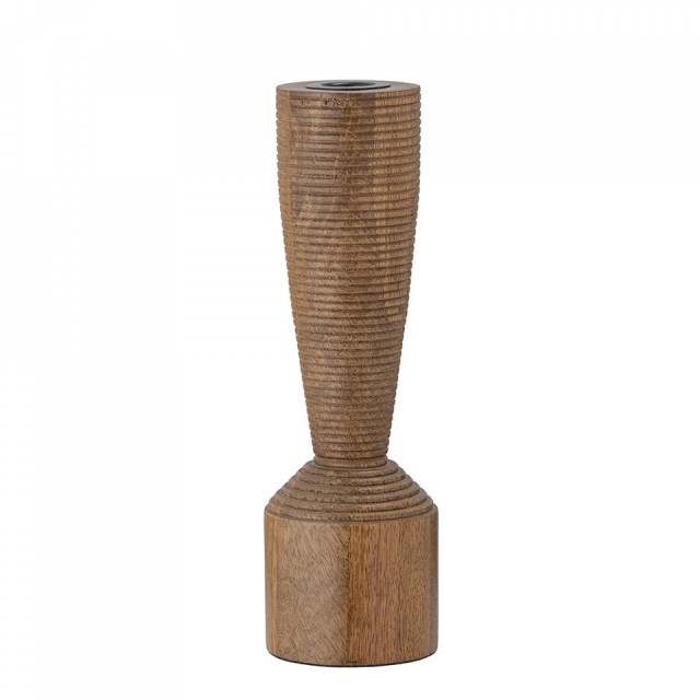 Suport lumanare maro din lemn 26 cm Sanny Creative Collection
