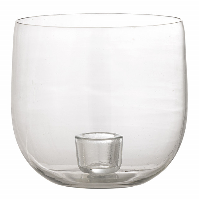 Suport lumanare transparent din sticla 13 cm Juljana Bloomingville