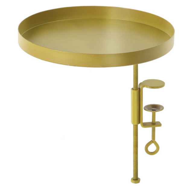Suport pentru ghiveci auriu din metal 24 cm Hrane Esschert Design