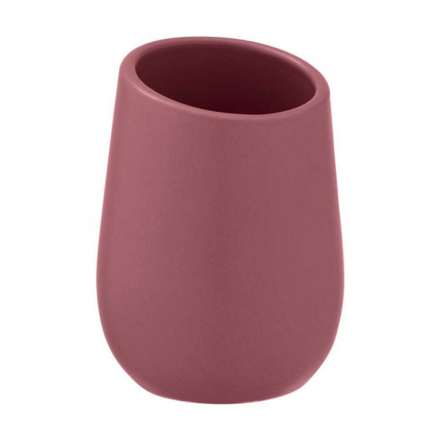 Suport pentru periuta de dinti roz din ceramica 8x11 cm Badi Wenko