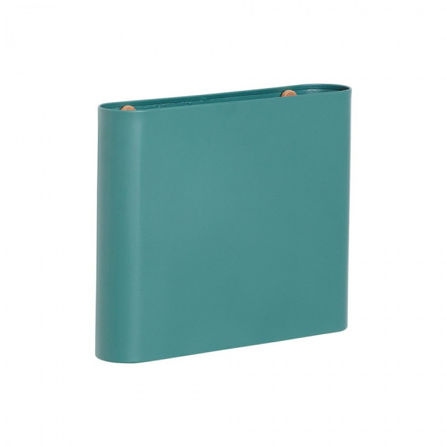 Suport pentru reviste albastru petrol din metal 25 cm Orderly Hubsch