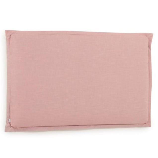 Tablie pat roz din material textil si lemn 206 cm Tanit Kave Home