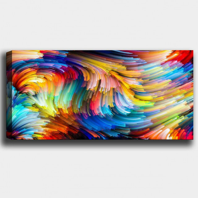 Tablou multicolor din fibre naturale 50x120 cm Osyn The Home Collection