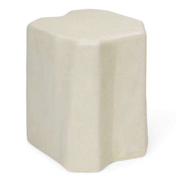 Taburet ivoriu din ciment 33x36 cm Staffa Ferm Living
