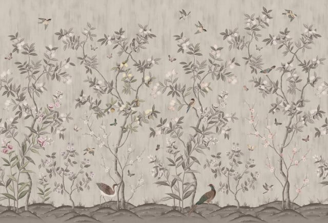 Tapet din hartie Chinoiserie Chic Powder Beige Rebel Walls