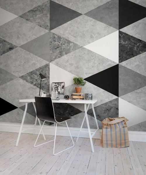 Tapet din hartie Geometric Marble Rebel Walls