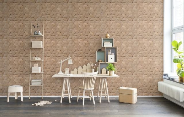 Tapet din hartie Industriel Birch Bark Braids Rebel Walls